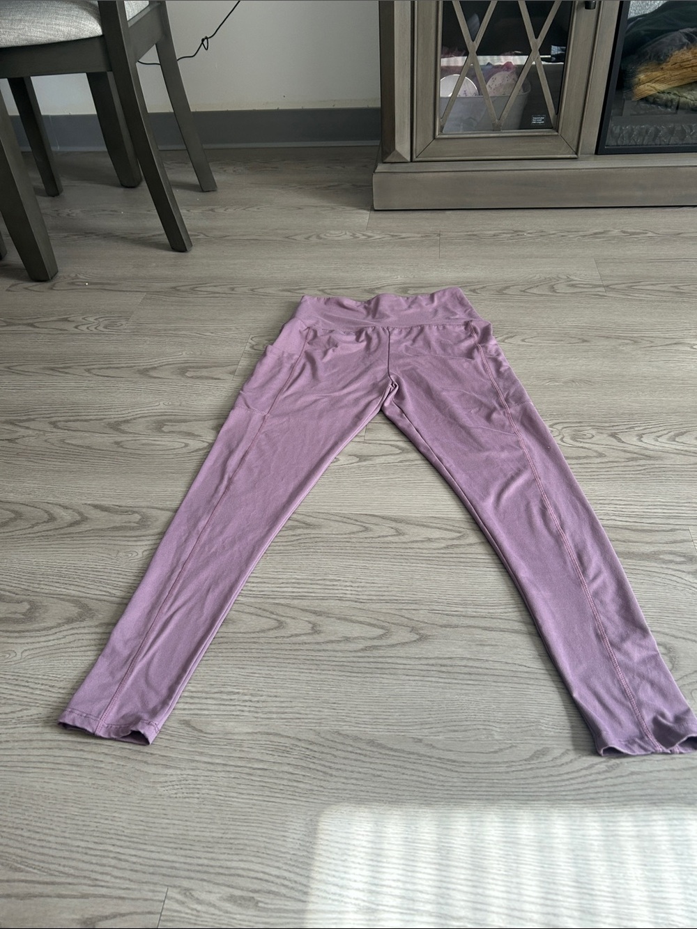 High-Rise Lavender Women's Leggings